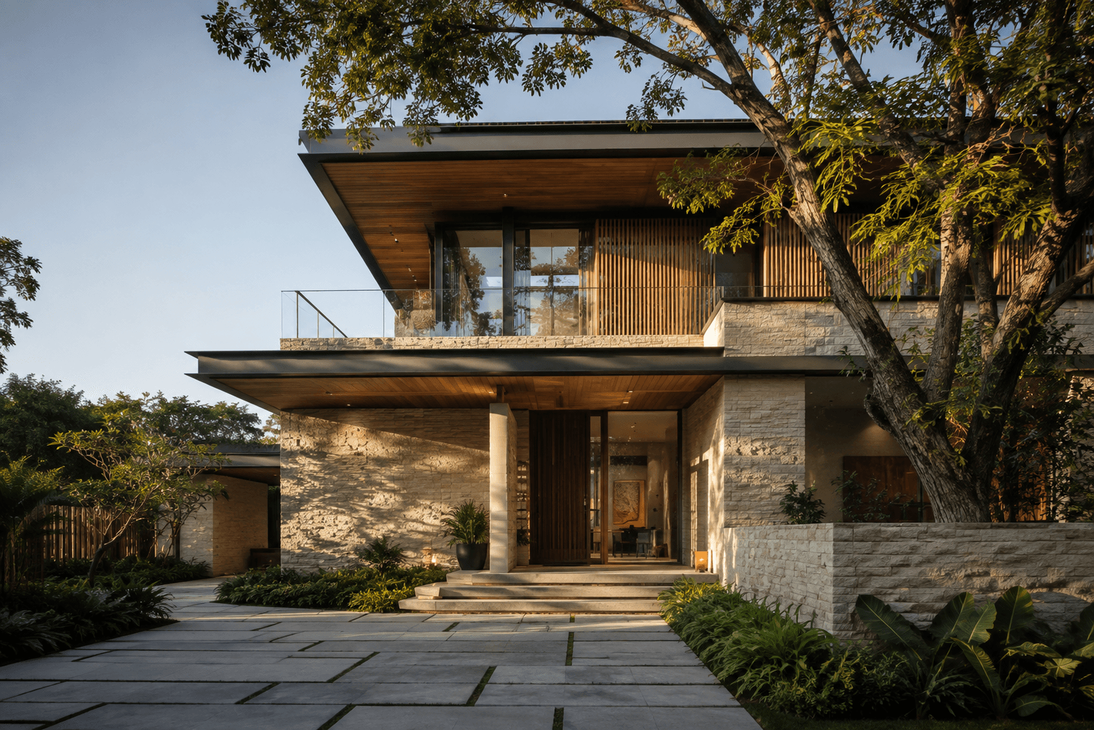 Contemporary exterior architecture