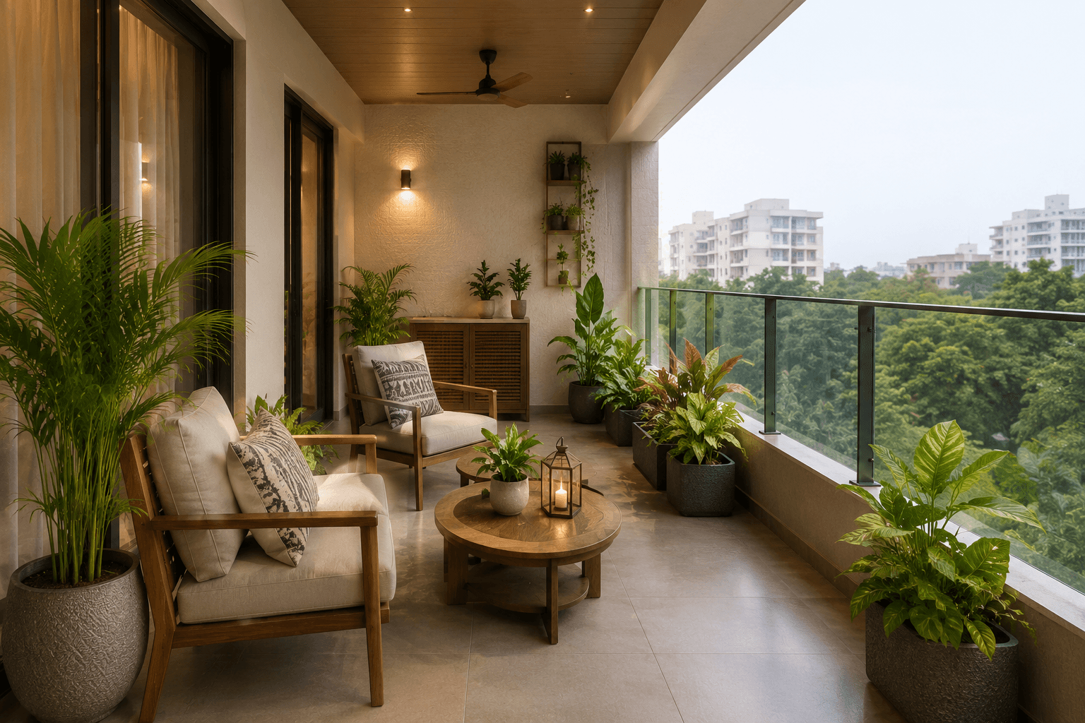 A room outside.